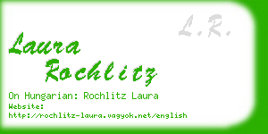 laura rochlitz business card